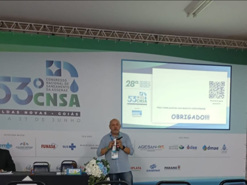Projetos pelotenses desenvolvidos pelo Sanep são apresentados em congresso nacional