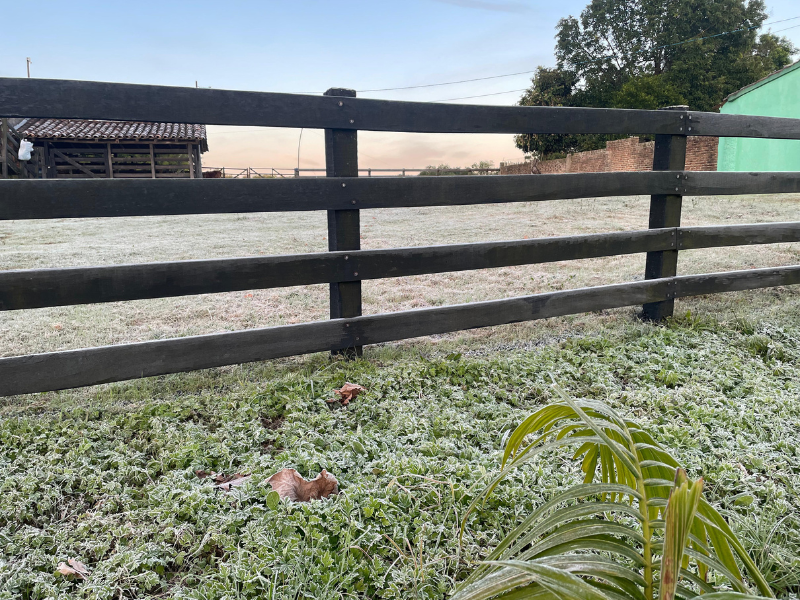 Jaguarão tem o amanhecer mais frio do ano na região nesta terça-feira (10)
