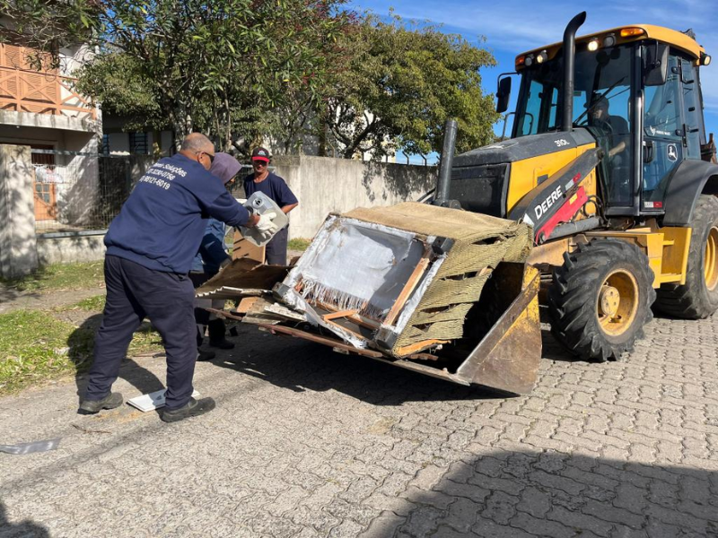 Programa Coleta Programada adotado pela Prefeitura de Rio Grande apresenta primeiros resultados