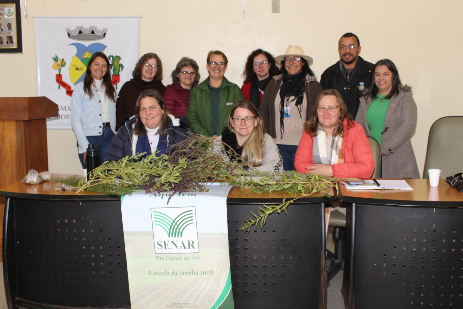 Profissionais da saúde de Morro Redondo participam de curso básico de plantas medicinais, condimentares e aromáticas