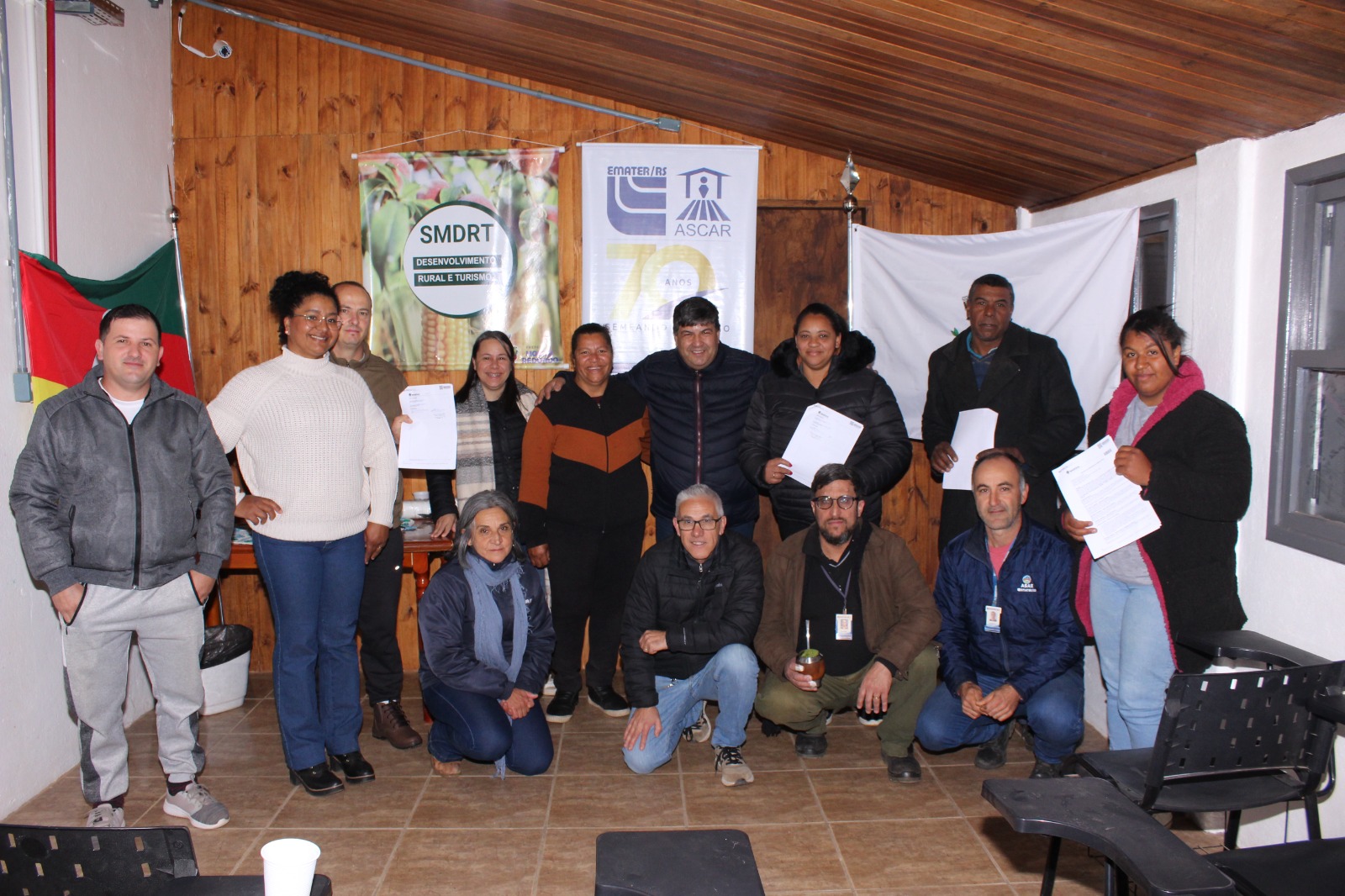 Cinco famílias quilombolas de Morro Redondo recebem recursos do Programa Agrofamília