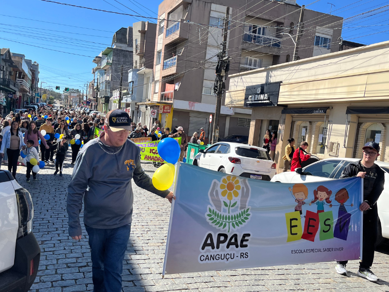 Caminhada abre oficialmente a Semana Nacional da Pessoa com Deficiência em Canguçu