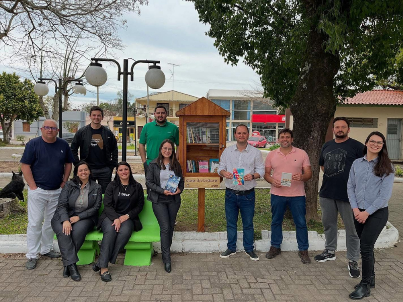 Sicredi inaugura Casa da Leitura e estimula acesso gratuito a livros em Pedro Osório
