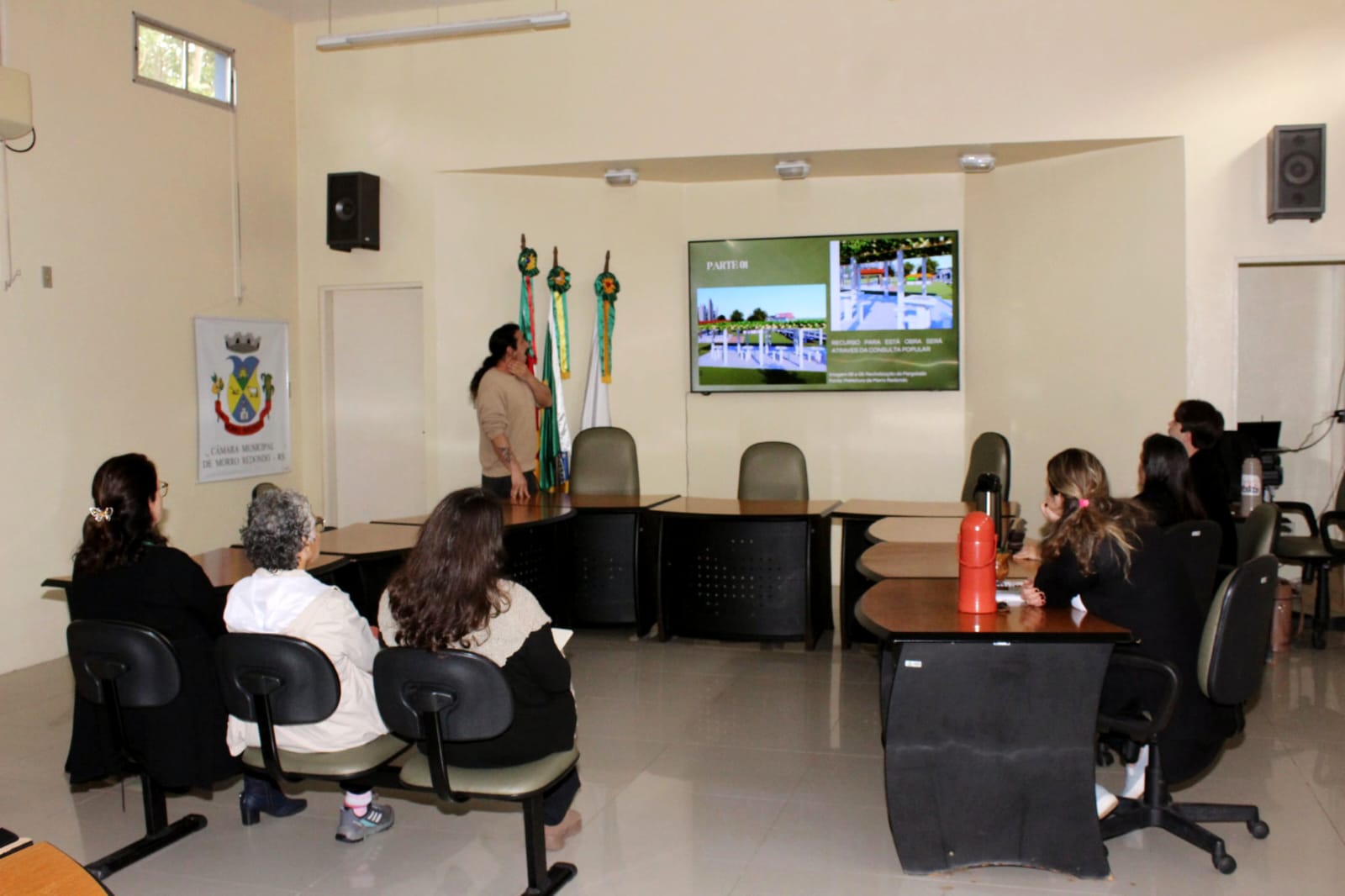 Prefeitura de Morro Redondo apresenta projeto de revitalização da Praça 12 de Maio