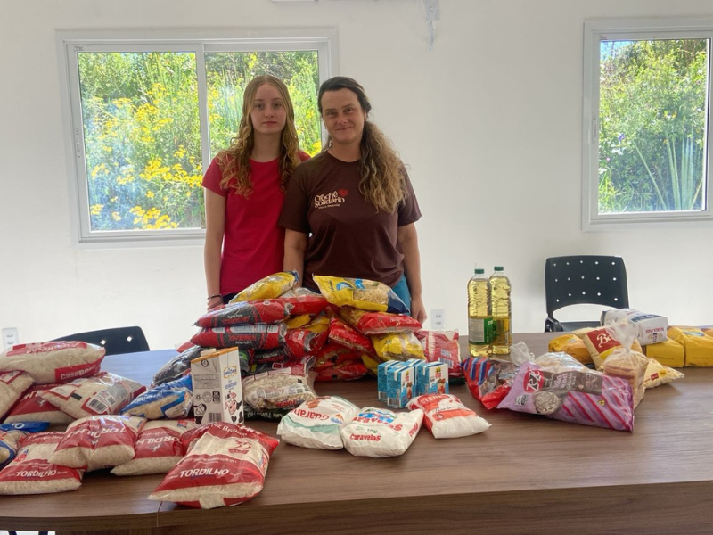 Rotary e Interact de Morro Redondo promovem ação solidária em aniversário das entidades