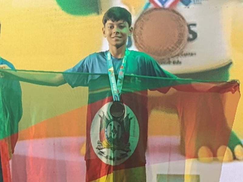 Pelotense conquista pódio nos Jogos Escolares Brasileiros
