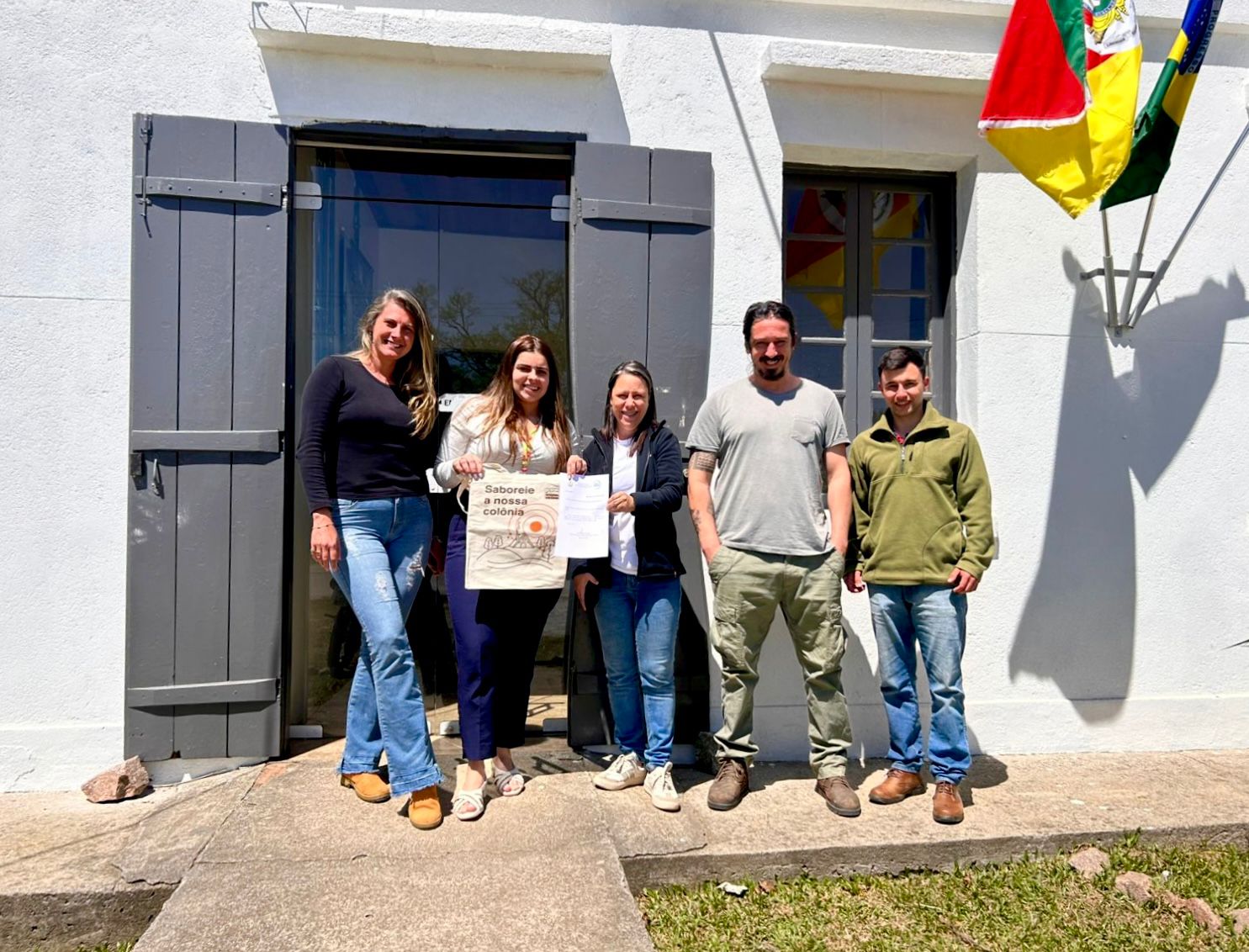 Morro Redondo recebe visita da chefe de Gabinete da Secretaria da Agricultura do RS