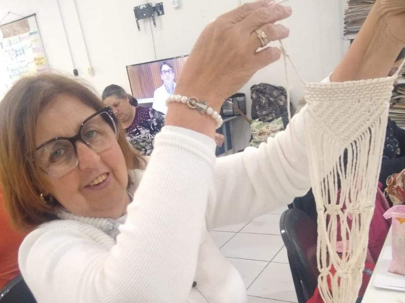 Curso de macramê é promovido pelo Retrate em Pelotas