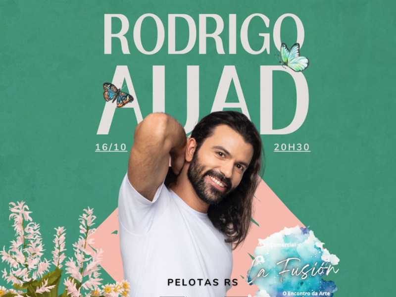 Rodrigo Auad apresenta show Primavera em Pelotas