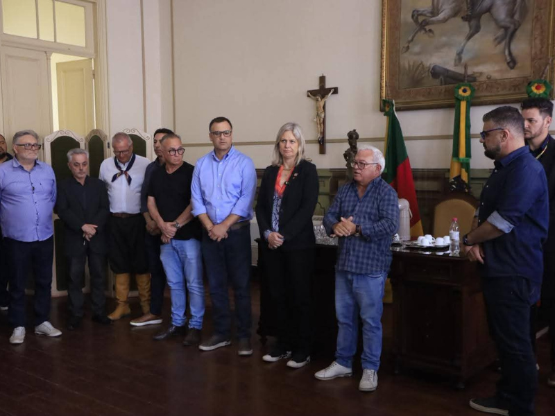 Secretária extraordinária de Relações Institucionais do RS, Paula Mascarenhas, visita Jaguarão
