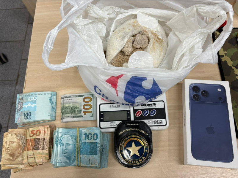 Receita Federal apreende 521 g de droga sintética em Jaguarão