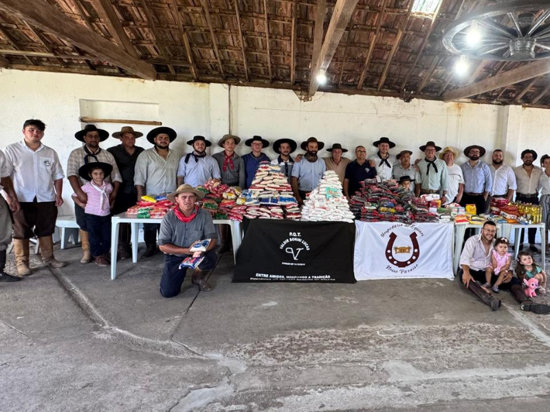 Cavalgada do Bem reúne comunidade e arrecada alimentos em Capão do Leão