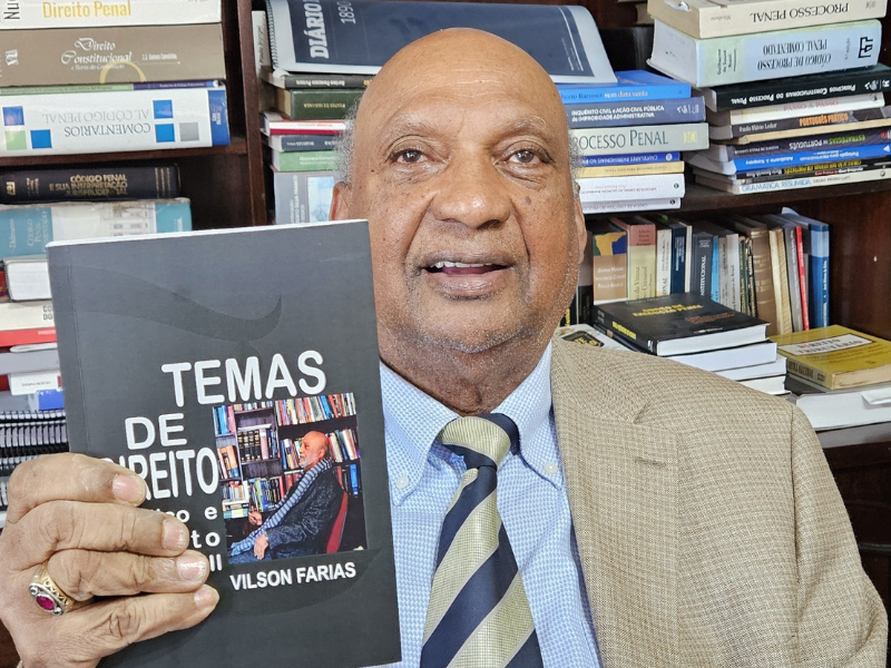 Vilson Farias lança 21º livro em Pelotas e celebra 30 anos de banca de advocacia