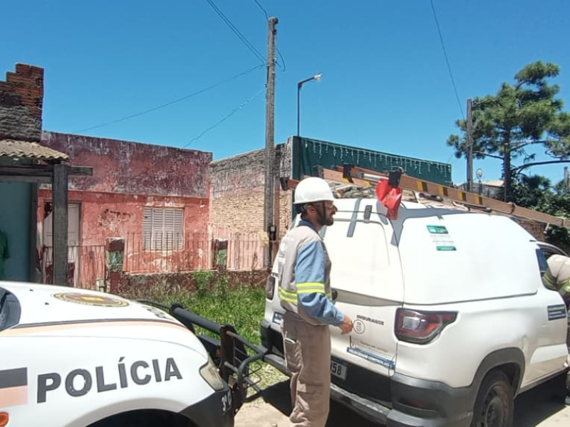 Brigada Militar, através da 3ª CIPAM, atende denúncia de maus-tratos a animal e identifica furto de energia elétrica no município de Rio Grande
