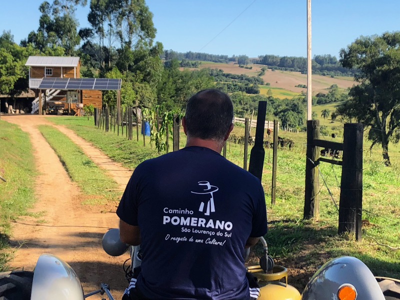 Caminho dos Pomeranos inaugura quiosque da economia solidária