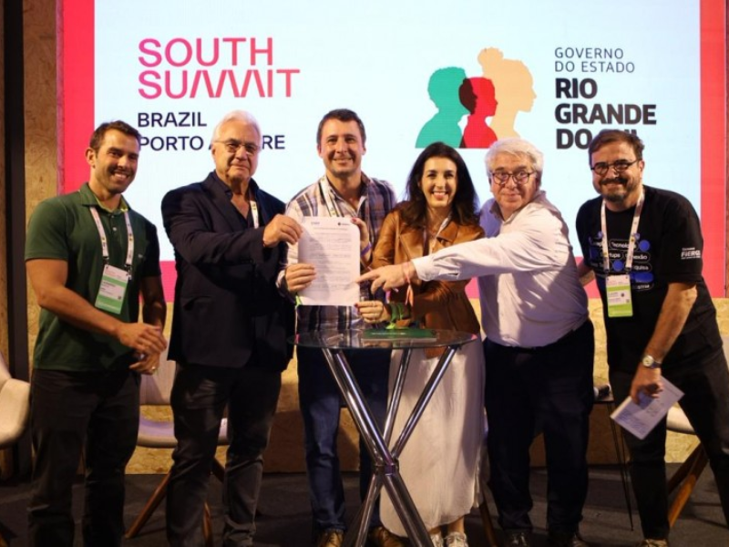 Badesul e Caixa de Administração da Dívida Pública Estadual assinam termo no South Summit para criar fundo voltado a deep techs