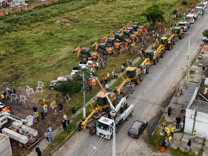 Pelotas: Prefeitura em Ação leva zeladoria ao loteamento Dunas