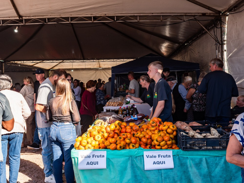 Coopap leva produtos dos associados para a Festa Municipal de Arroio do Padre