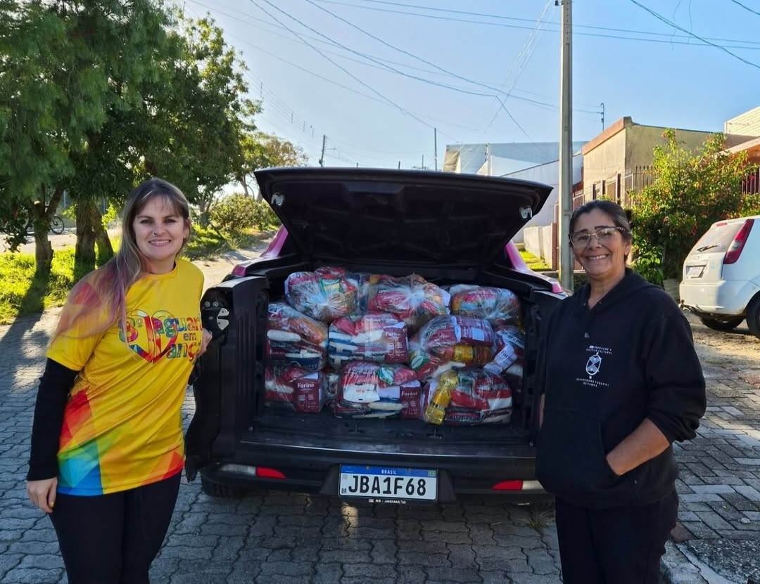 Festival Jaguarão em Dança entrega 82 cestas básicas a projetos sociais