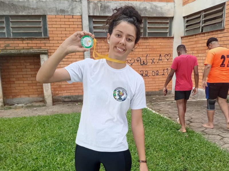Jaguarense conquista 1º lugar em competição universitária de xadrez em São Borja