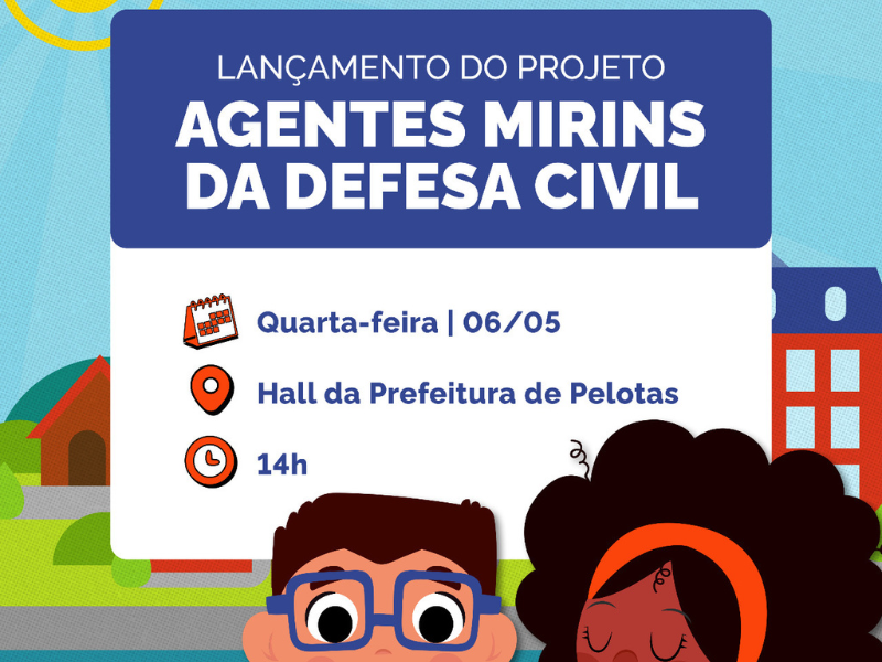 Prefeitura de Pelotas convoca crianças e adolescentes para combate aos desastres climáticos