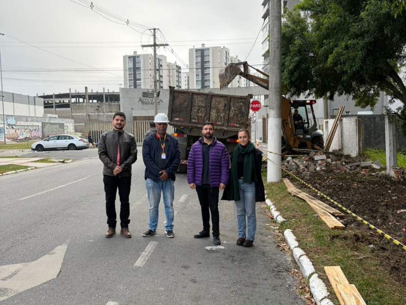 Obras de reconstrução do muro do Dom João Braga começam em Pelotas