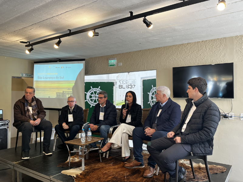 São Lourenço do Sul debate transição energética e desenvolvimento sustentável em fórum regional