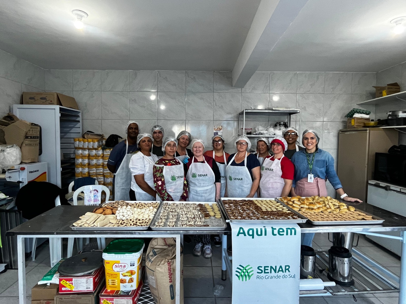 Curso do Senar qualifica participantes na padaria da APAE em Arroio Grande