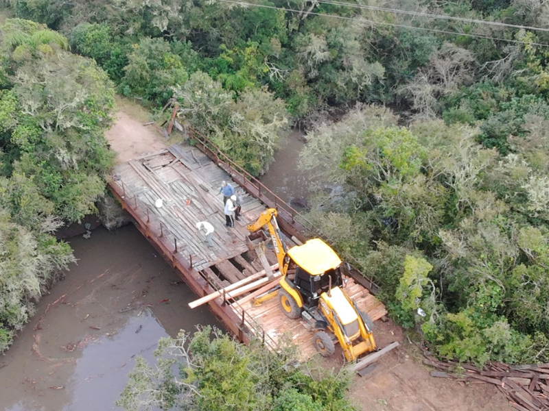 Ponte da Estrada Velha é recuperada e reforça segurança entre Arroio Grande e Jaguarão