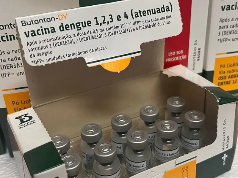 Ministério da Saúde suspende vacina contra a dengue do Butantan