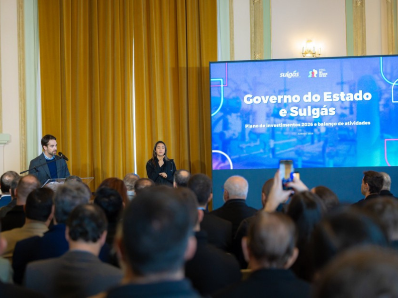 Governo do Estado e Sulgás anunciam plano de investimento recorde para a companhia em 2026