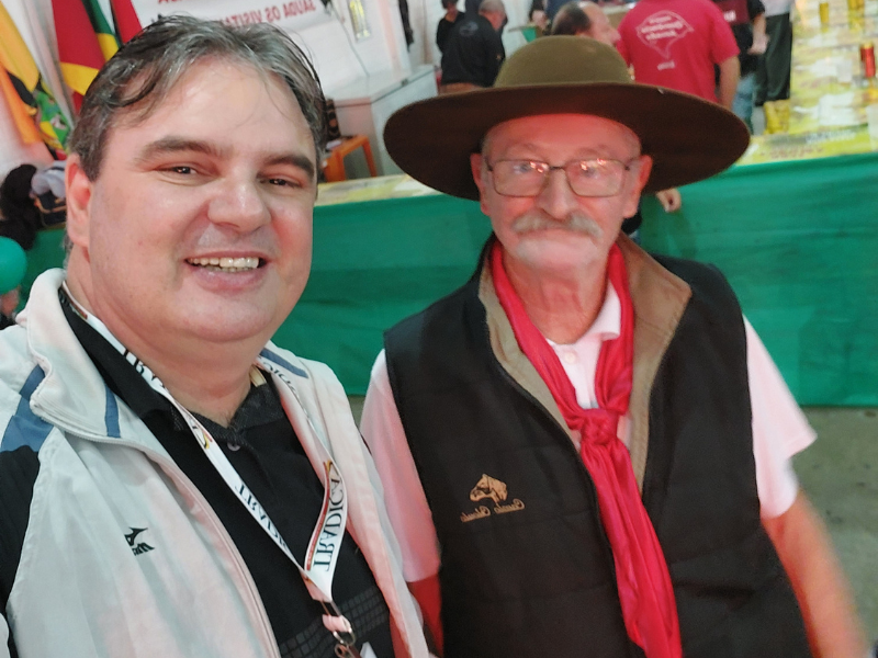 Egon Koms, há 20 anos na entrega do JTR em Arroio do Padre