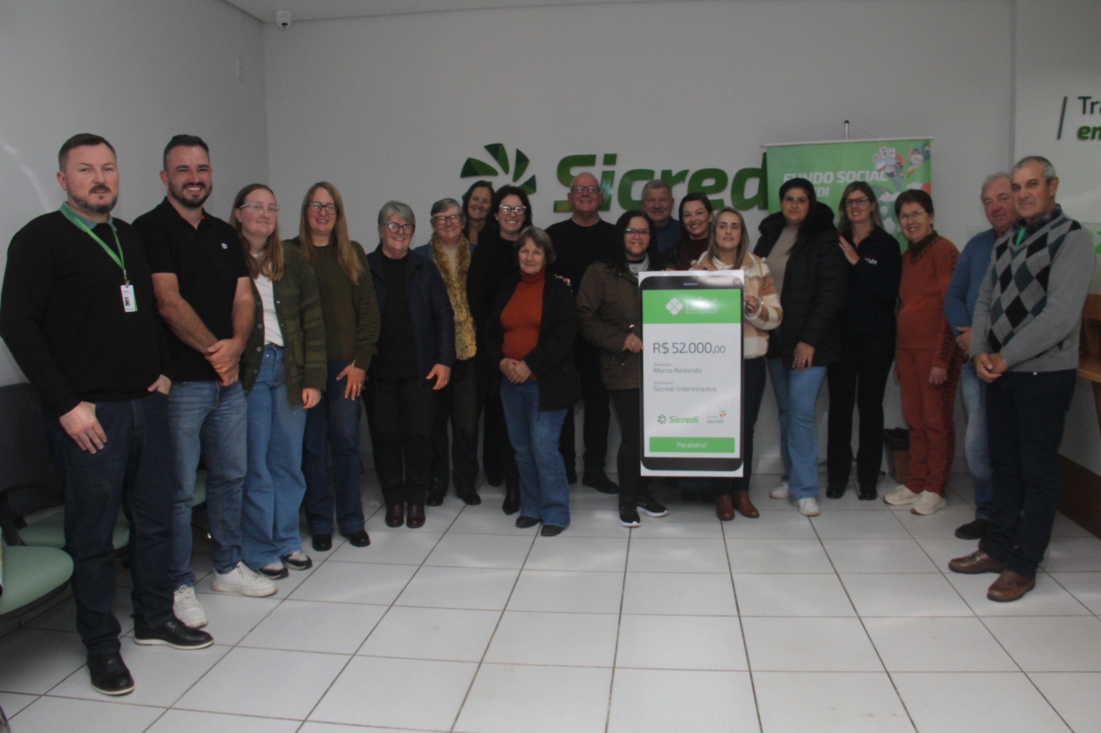 Fundo Social do Sicredi beneficiará 12 entidades de Morro Redondo