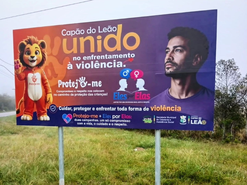 Prefeitura de Capão do Leão amplia ações de conscientização contra a violência